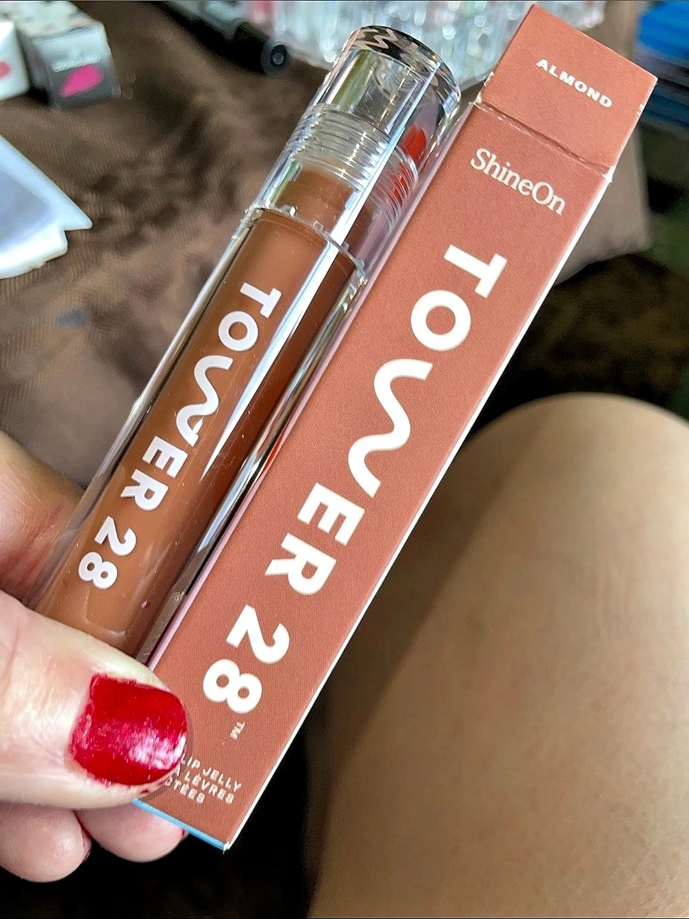 TOWER 28 NIB Milky Lip Jelly ALMOND
